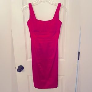Calvin Klein Satin Red Mini Dress Size 2P